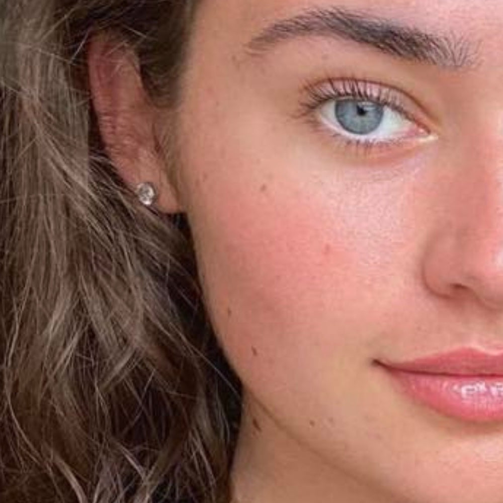 30th Birthday Cubic Zirconia Stud Earrings & Gold Balloons Mini Gift Hamper-2