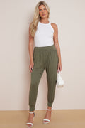 Khaki Harem Pants-0