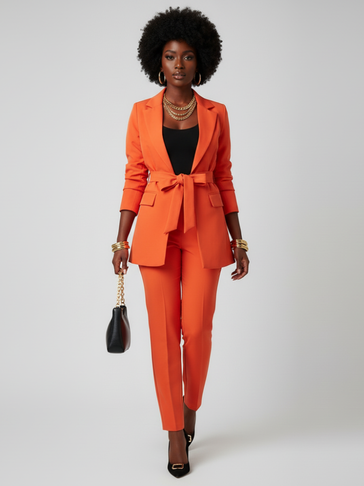 Blazer Tie-Waist, Tribeca | Women - BYMANYC ® New York-1