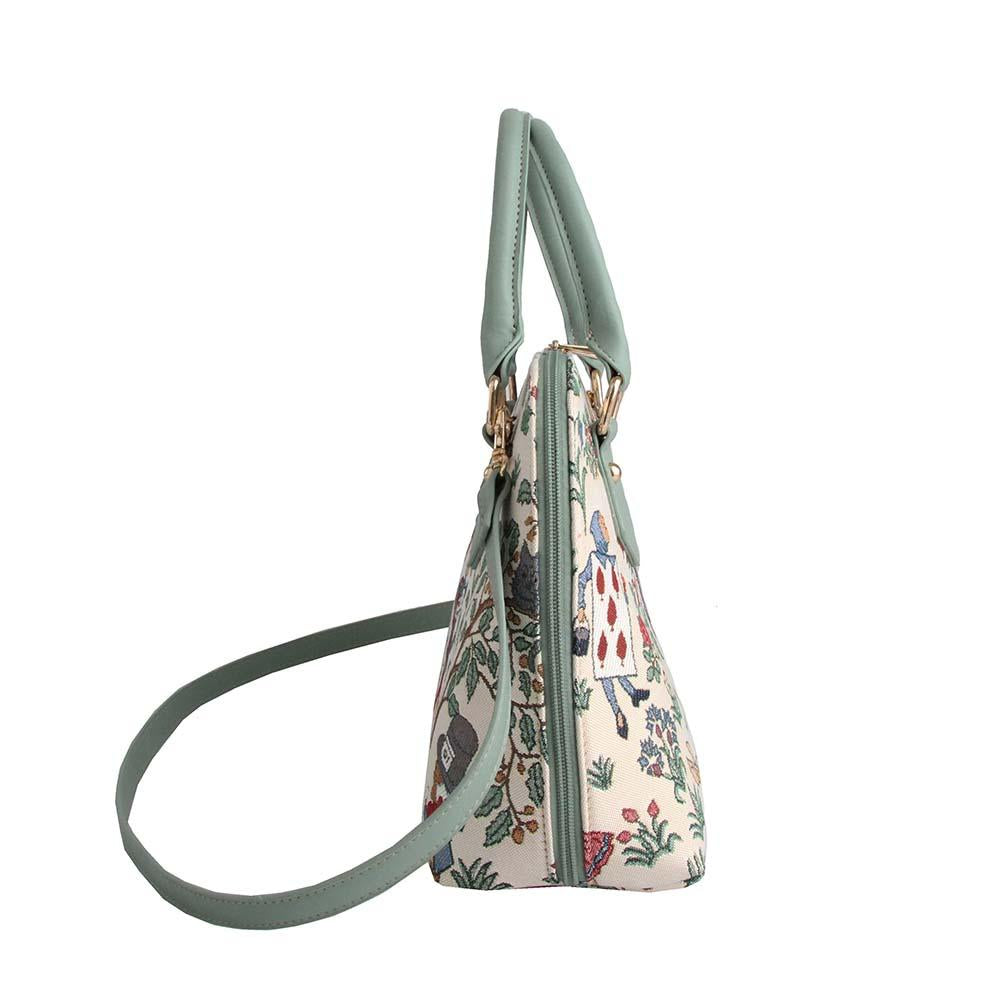 Charles Voysey Alice - Convertible Bag Eco Dyed Vegan PU Leather Shoulder Handle Bag with Cross Body Strap-1