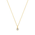 Circle of Life Gold plated sterling silver necklace-0