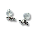 Tiny Knot Stud Earrings-0
