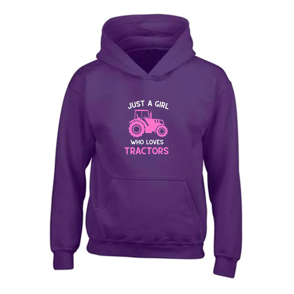 Girls Tractor Hoodie - CL007-6