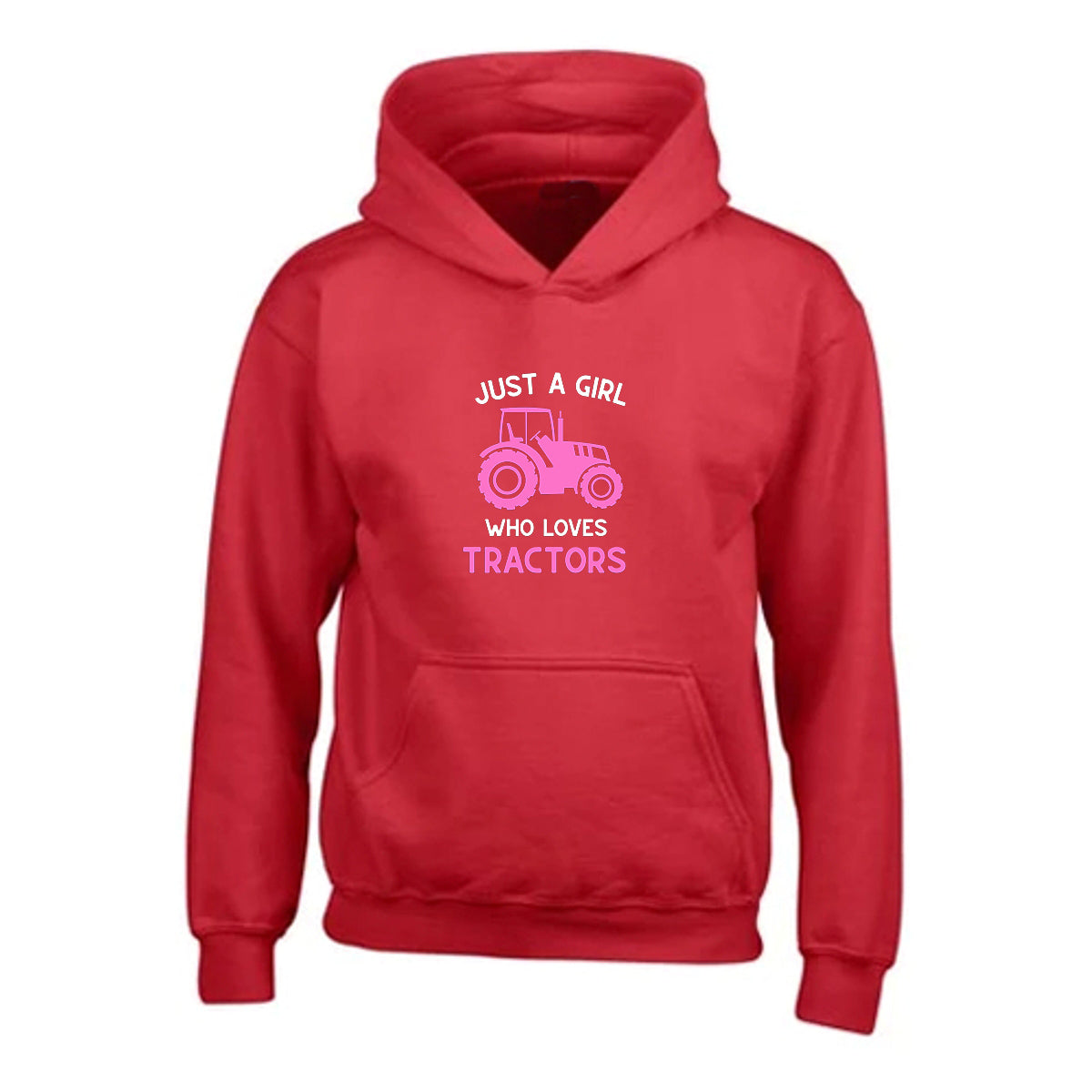 Girls Tractor Hoodie - CL007-8