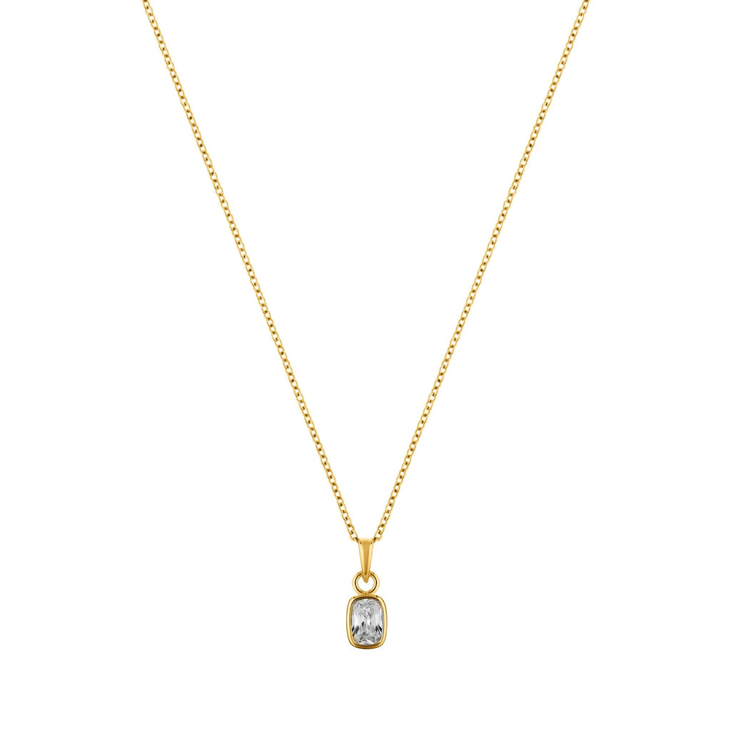 Enigma Gold plated sterling silver Necklace-0