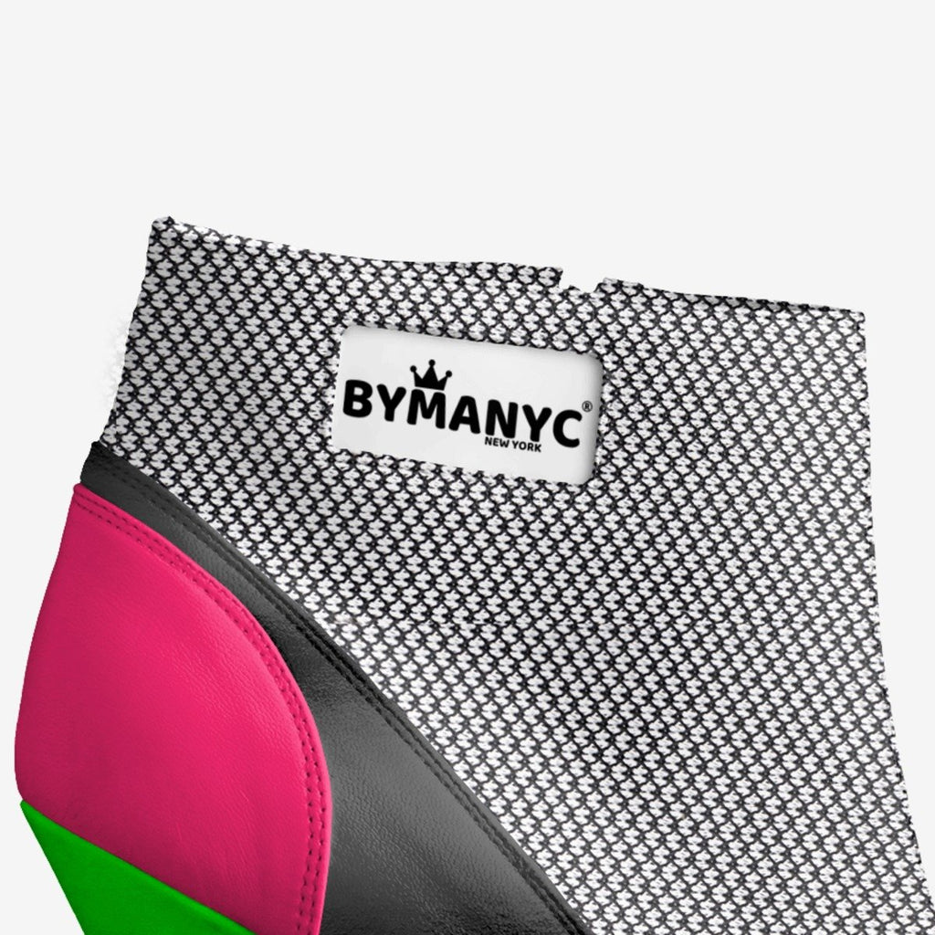 Vegan High Heel Ankle Boots Luxe Black 4.8inch Platform Boot-1