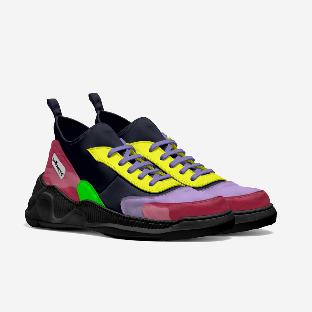 Vegan New York Fifth Avenue Flow Sneakers - Unisex Luxury Shoes - Made in Italy Design in NY-0