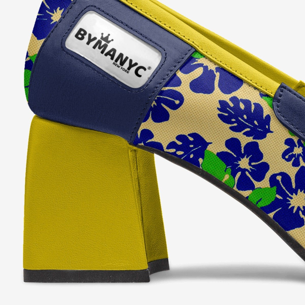 Stylist and Luxurious Women's Vegan Heeled ASTORIA Couture Loafers Handmade in Italy for Work and Smart Outfits-2