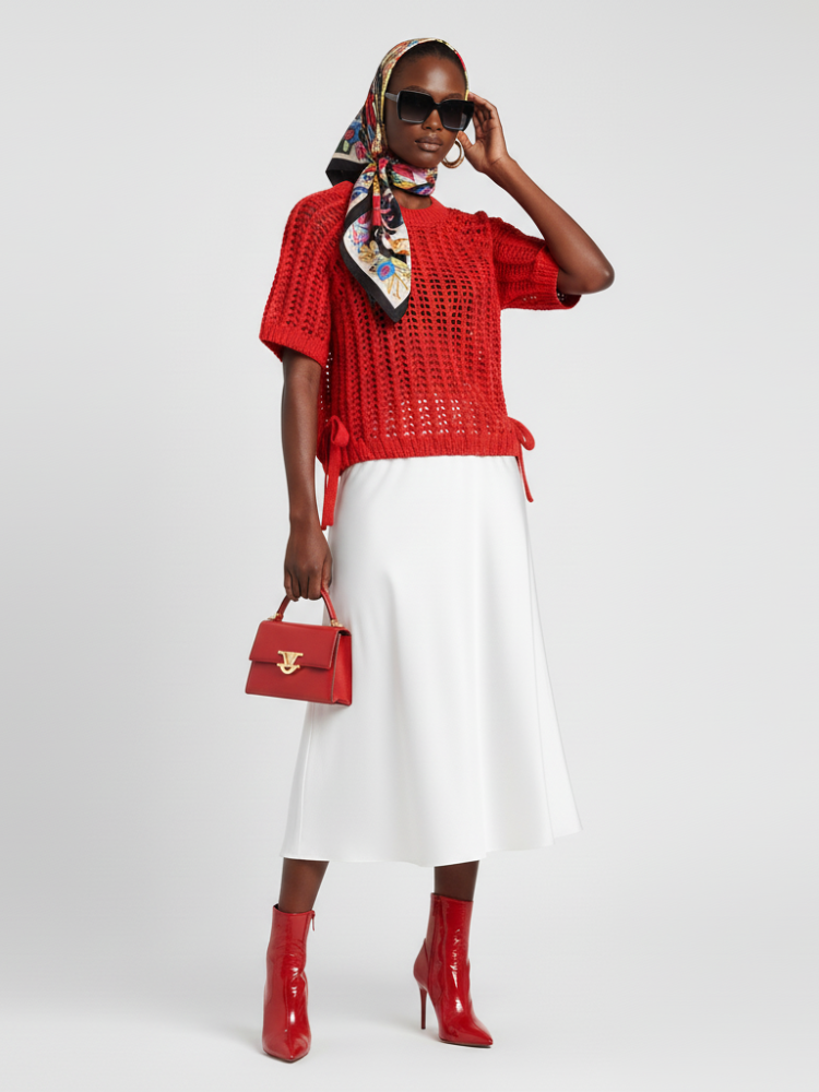 Women's Knit Sweater LITTLE ITALY ECO COUTURE BYMANYC ® New York-1