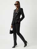 Women's Military Blazer MIDTOWN ECO COUTURE BYMANYC ® New York-1