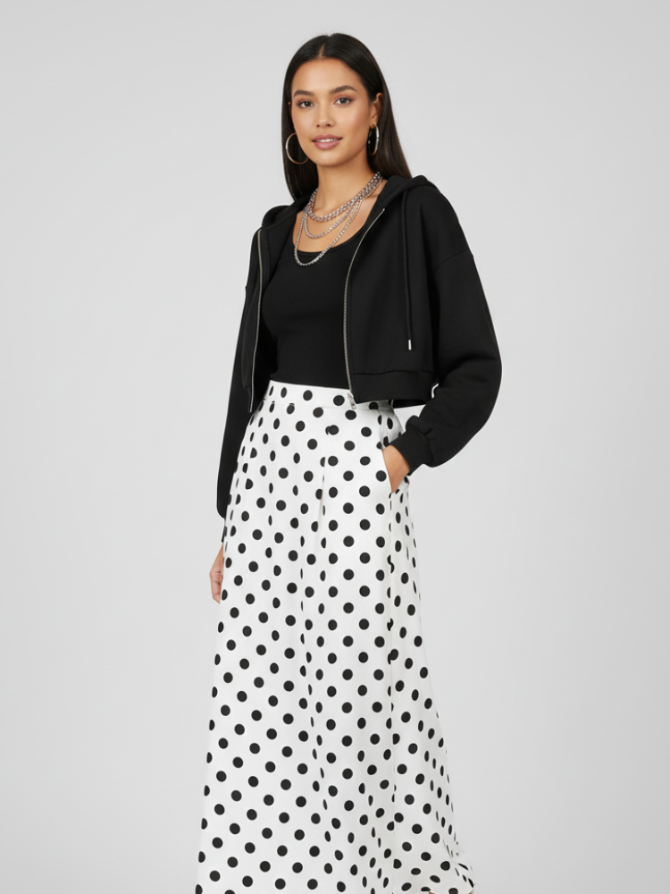 Zip-Up Cropped Hoodie | Brooklyn - BYMANYC ® New York-1