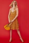 Gold Sequin Cami Swing Dress UK 8-12 US Sizes S/M L/XL-0