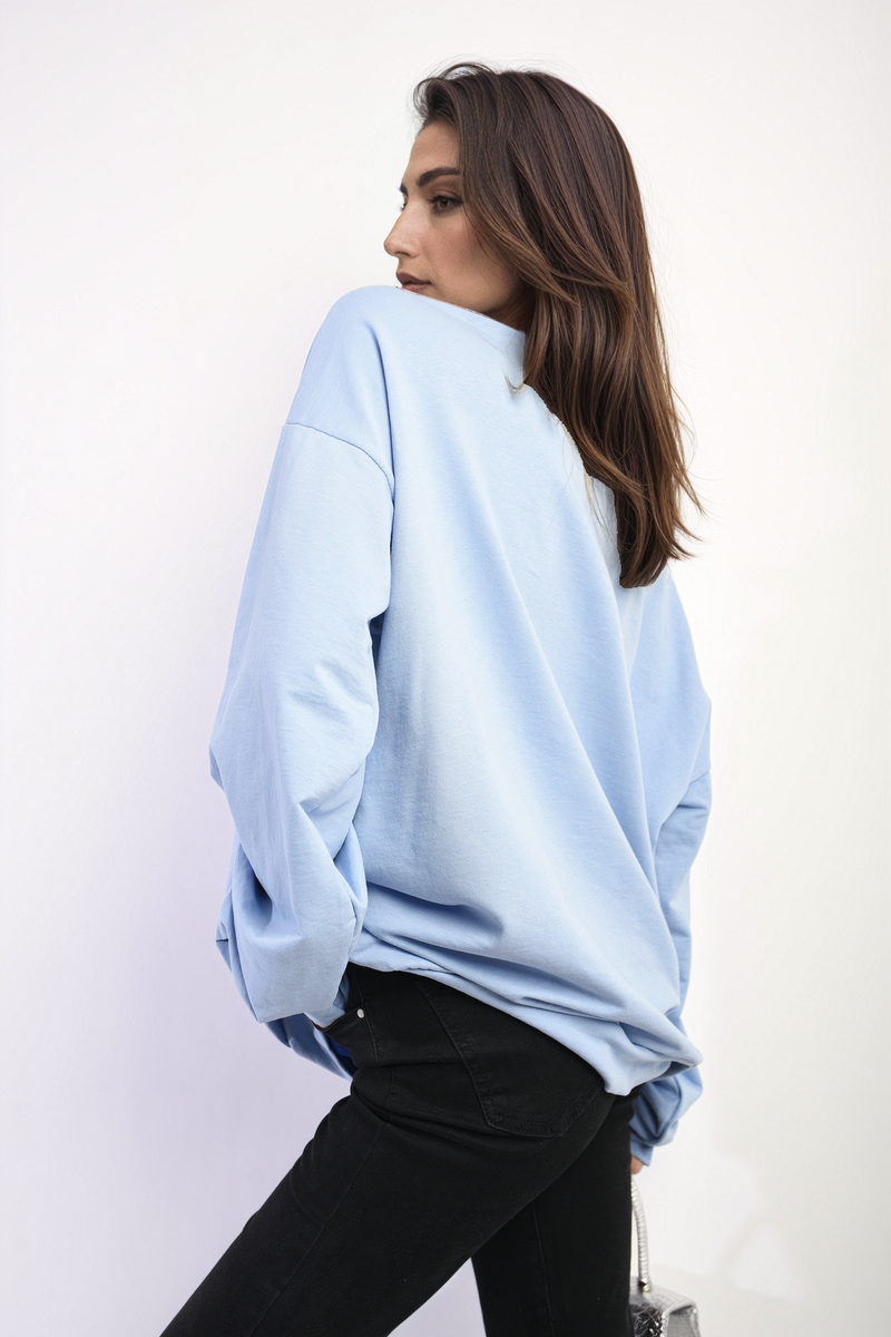 Long Sleeve Bow Detail Jumper | Elegant Knit Sweater for Women-5