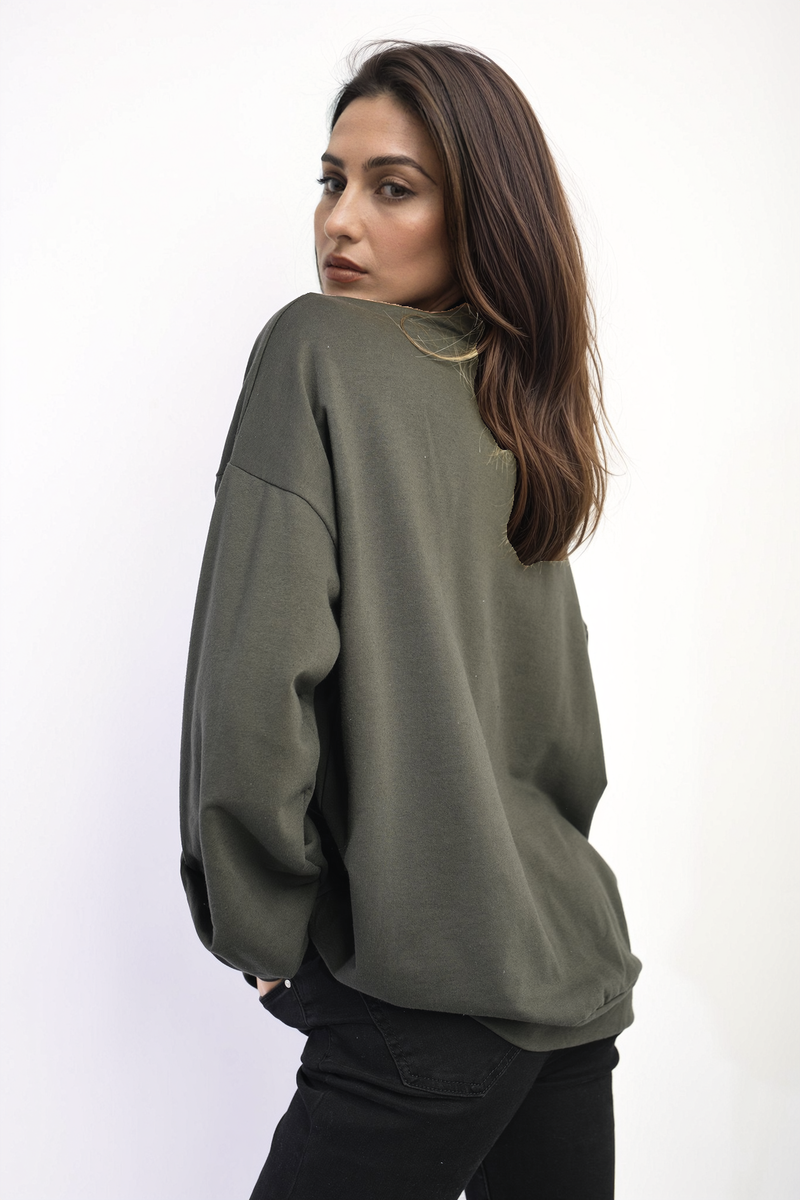 Long Sleeve Bow Detail Jumper | Elegant Knit Sweater for Women-4