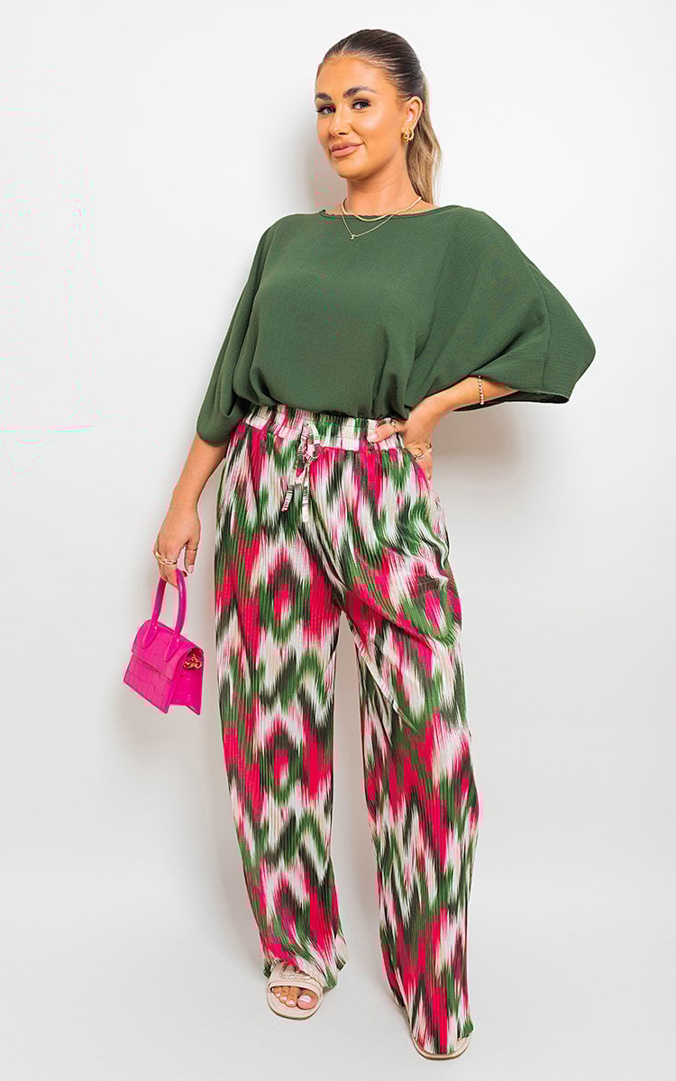 Oversized Batwing Sleeve Casual Tops-10