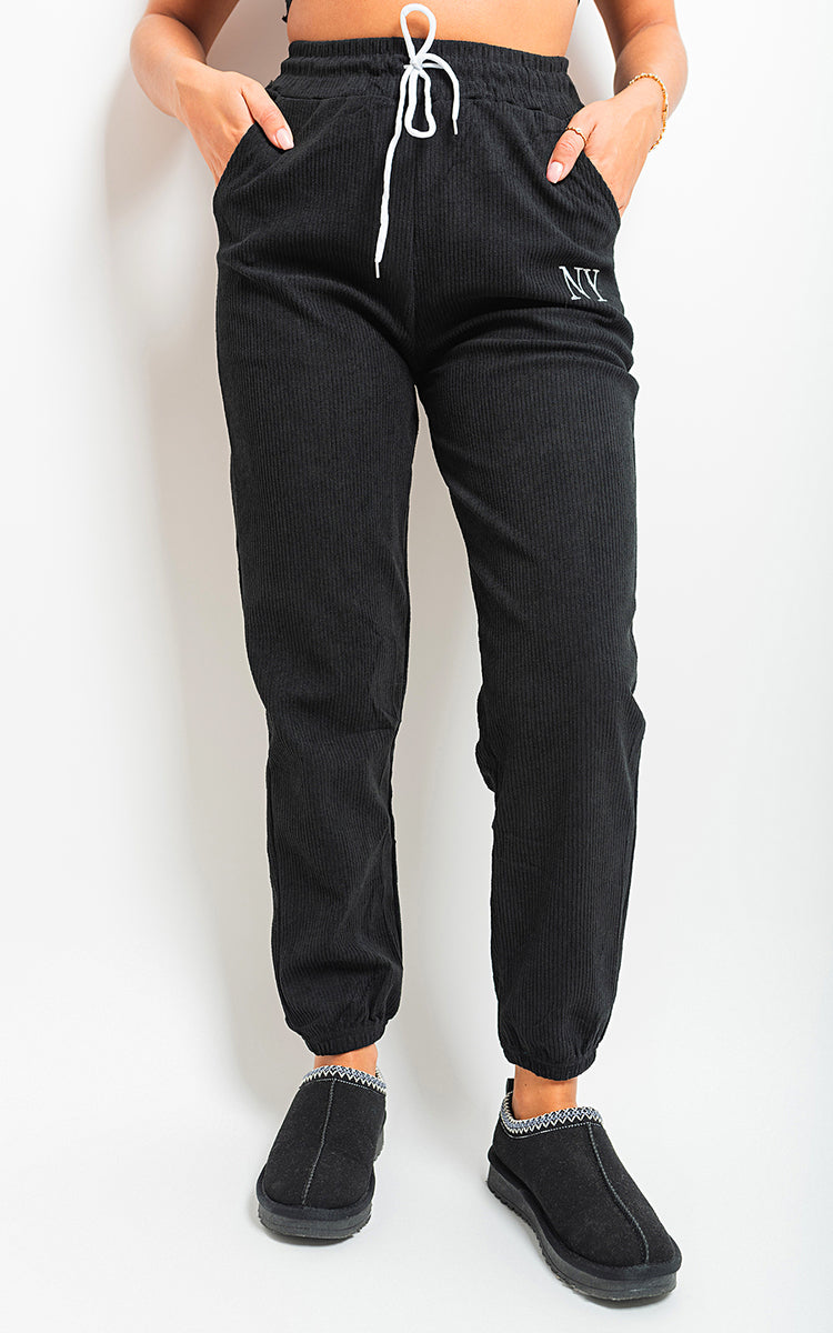 High Waisted Drawstring Trouser with Pockets