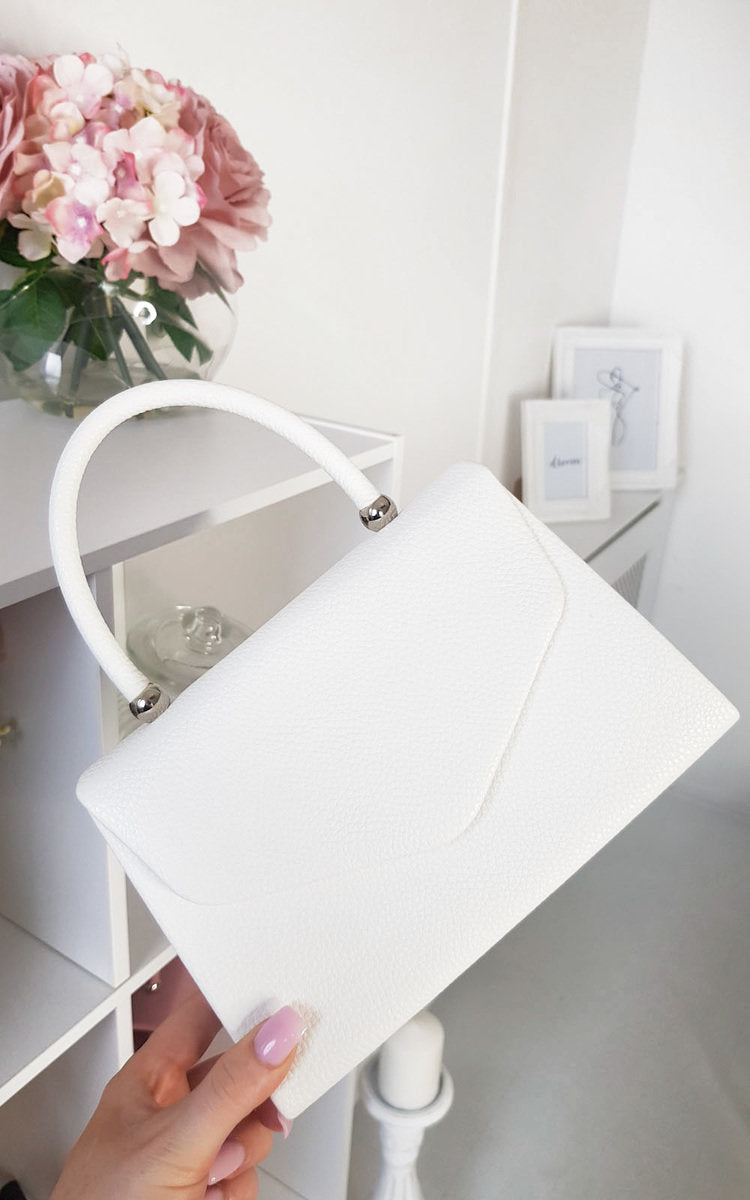 Moda Pink Faux Leather Handbag with Chain Strap-10