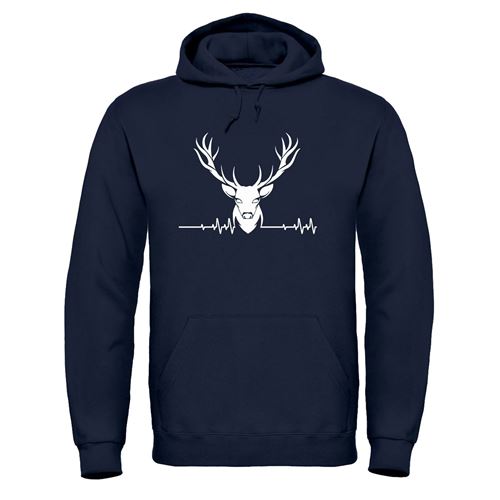 "Stag ECG" Hoodie-5