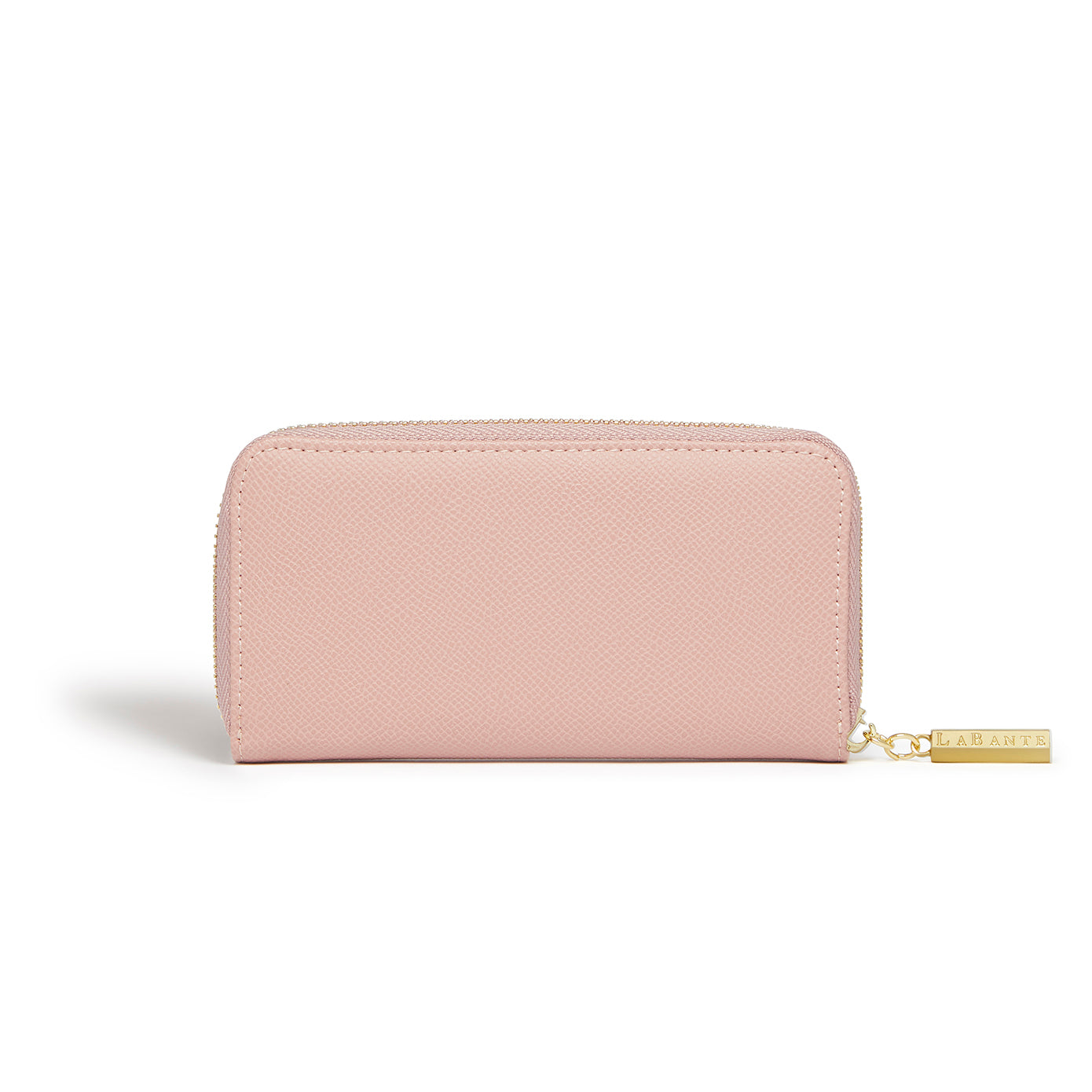 Ellen Pink Large Vegan Zip Around Wallet with Tree Planting-4