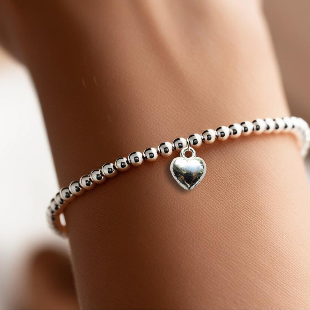 Happy Birthday Mini Gift Hamper with Silver Heart Bracelet-1