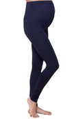 Hugs and Kisses Navy Maternity Fit Belly Ladies Leggings